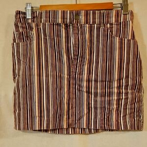 F21 Velour Mini Skirt